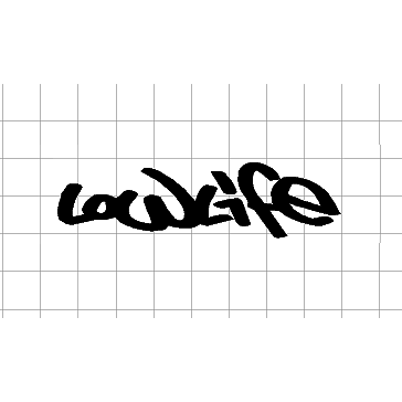 Fast Lane Graphix: LowLife Sticker,White, stickers, decals, vinyl, custom, car, love, automotive, cheap, cool, Graphics, decal, nice