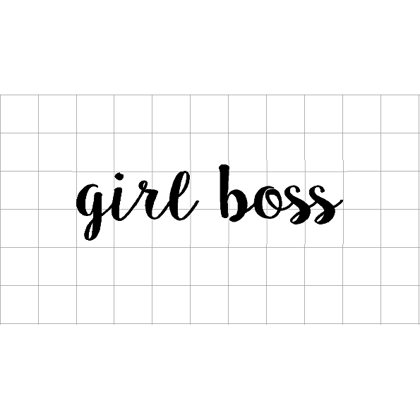 Fast Lane Graphix: Girl Boss Sticker,White, stickers, decals, vinyl, custom, car, love, automotive, cheap, cool, Graphics, decal, nice