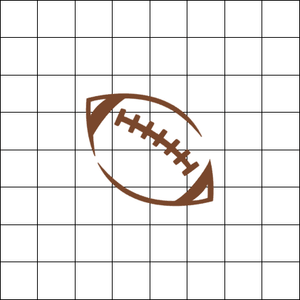 Fast Lane Graphix: Football Sticker,White, stickers, decals, vinyl, custom, car, love, automotive, cheap, cool, Graphics, decal, nice