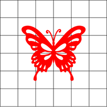 Fast Lane Graphix: Butterfly V1 Sticker,White, stickers, decals, vinyl, custom, car, love, automotive, cheap, cool, Graphics, decal, nice