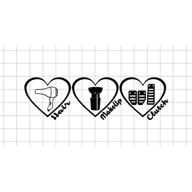 Fast Lane Graphix: Hair Makeup Clutch Sticker,White, stickers, decals, vinyl, custom, car, love, automotive, cheap, cool, Graphics, decal, nice
