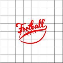 Fast Lane Graphix: Football V2 Sticker,White, stickers, decals, vinyl, custom, car, love, automotive, cheap, cool, Graphics, decal, nice