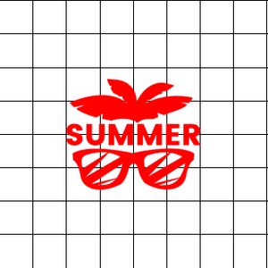 Fast Lane Graphix: Summer Sticker,Matte White, stickers, decals, vinyl, custom, car, love, automotive, cheap, cool, Graphics, decal, nice