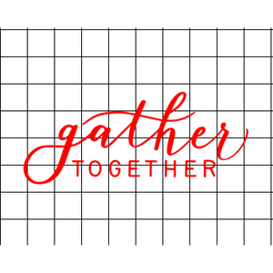 Fast Lane Graphix: Gather Together Sticker,Matte White, stickers, decals, vinyl, custom, car, love, automotive, cheap, cool, Graphics, decal, nice