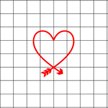 Fast Lane Graphix: Arrow Heart Sticker,White, stickers, decals, vinyl, custom, car, love, automotive, cheap, cool, Graphics, decal, nice