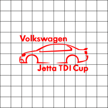Fast Lane Graphix: Volkswagen Jetta TDI Sticker,Matte White, stickers, decals, vinyl, custom, car, love, automotive, cheap, cool, Graphics, decal, nice