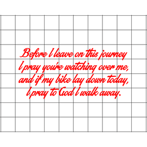Fast Lane Graphix: Before I Leave On This Journey... Quote Sticker,Light Red, stickers, decals, vinyl, custom, car, love, automotive, cheap, cool, Graphics, decal, nice