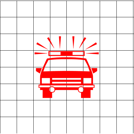 Fast Lane Graphix: Cop Car Sticker,White, stickers, decals, vinyl, custom, car, love, automotive, cheap, cool, Graphics, decal, nice
