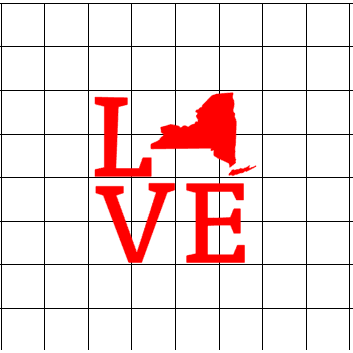 Fast Lane Graphix: Love New York Sticker,White, stickers, decals, vinyl, custom, car, love, automotive, cheap, cool, Graphics, decal, nice