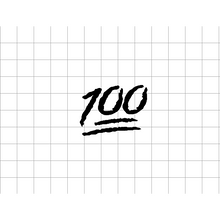 Fast Lane Graphix: 100 Emoji Sticker,White, stickers, decals, vinyl, custom, car, love, automotive, cheap, cool, Graphics, decal, nice