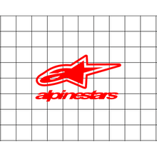 Fast Lane Graphix: Alpinestars Logo V1 Sticker,Matte White, stickers, decals, vinyl, custom, car, love, automotive, cheap, cool, Graphics, decal, nice