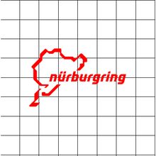 Fast Lane Graphix: Nurburgring V2 Sticker,White, stickers, decals, vinyl, custom, car, love, automotive, cheap, cool, Graphics, decal, nice