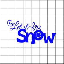 Fast Lane Graphix: Let It Snow Sticker,White, stickers, decals, vinyl, custom, car, love, automotive, cheap, cool, Graphics, decal, nice