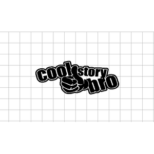 Fast Lane Graphix: Cool Story Bro Sticker,Matte White, stickers, decals, vinyl, custom, car, love, automotive, cheap, cool, Graphics, decal, nice