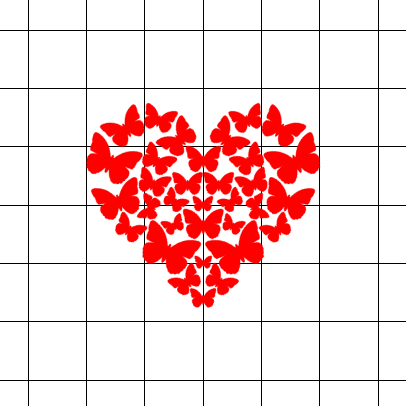 Fast Lane Graphix: Butterfly Heart Sticker,White, stickers, decals, vinyl, custom, car, love, automotive, cheap, cool, Graphics, decal, nice