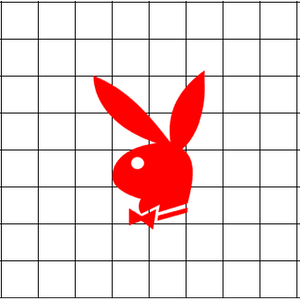 Fast Lane Graphix: Playboy Bunny Sticker,Matte White, stickers, decals, vinyl, custom, car, love, automotive, cheap, cool, Graphics, decal, nice