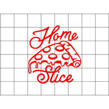 Fast Lane Graphix: Home Slice Sticker,White, stickers, decals, vinyl, custom, car, love, automotive, cheap, cool, Graphics, decal, nice