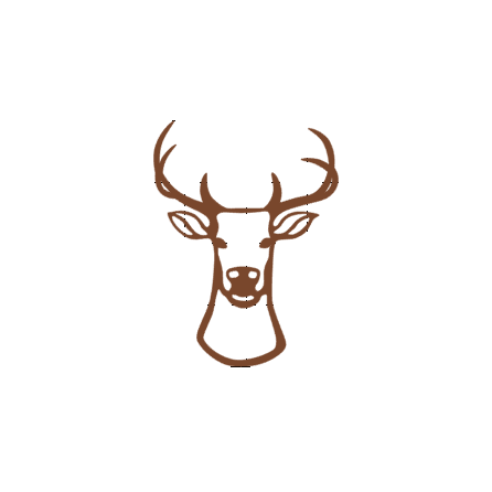 Fast Lane Graphix: Deer Head V3 Sticker,White, stickers, decals, vinyl, custom, car, love, automotive, cheap, cool, Graphics, decal, nice