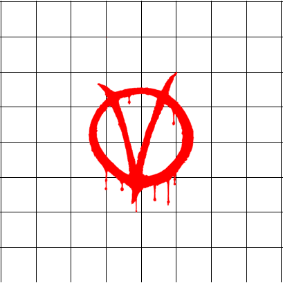 Fast Lane Graphix: V for Vendetta Sticker,White, stickers, decals, vinyl, custom, car, love, automotive, cheap, cool, Graphics, decal, nice