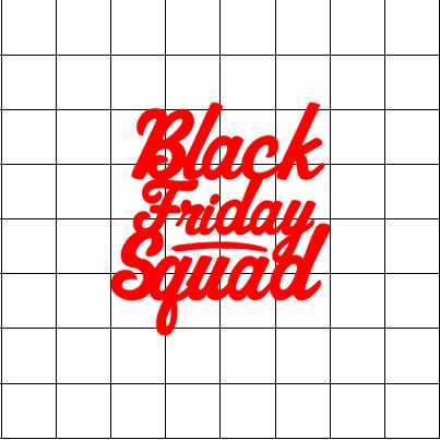 Fast Lane Graphix: Black Friday Squad Sticker,White, stickers, decals, vinyl, custom, car, love, automotive, cheap, cool, Graphics, decal, nice