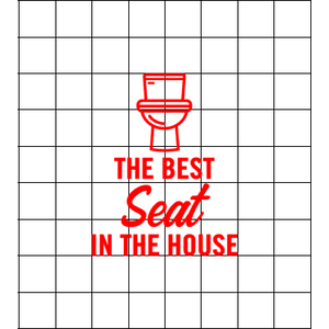 Fast Lane Graphix: The Best Seat In The House Sticker,White, stickers, decals, vinyl, custom, car, love, automotive, cheap, cool, Graphics, decal, nice
