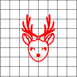 Fast Lane Graphix: Girl Reindeer Sticker,White, stickers, decals, vinyl, custom, car, love, automotive, cheap, cool, Graphics, decal, nice