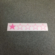 Fast Lane Graphix: 1 Star WANTED Level GTA Style Sticker,Soft Pink, stickers, decals, vinyl, custom, car, love, automotive, cheap, cool, Graphics, decal, nice