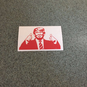Fast Lane Graphix: Donald Trump Thumbs Up Meme Sticker,Red, stickers, decals, vinyl, custom, car, love, automotive, cheap, cool, Graphics, decal, nice
