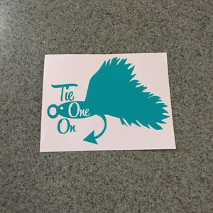 Fast Lane Graphix: Tie One On Lure Sticker,Turquoise, stickers, decals, vinyl, custom, car, love, automotive, cheap, cool, Graphics, decal, nice