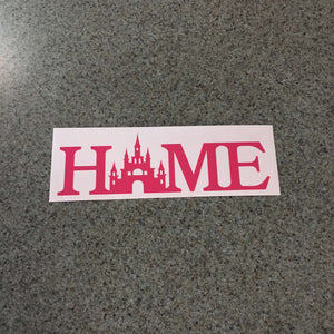 Fast Lane Graphix: Home Castle Sticker,Pink, stickers, decals, vinyl, custom, car, love, automotive, cheap, cool, Graphics, decal, nice