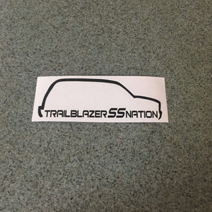 Fast Lane Graphix: Trailblazer SS Nation TBSS Sticker,Matte Black, stickers, decals, vinyl, custom, car, love, automotive, cheap, cool, Graphics, decal, nice