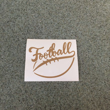 Fast Lane Graphix: Football V2 Sticker,Light Brown, stickers, decals, vinyl, custom, car, love, automotive, cheap, cool, Graphics, decal, nice