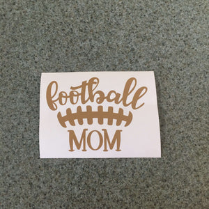 Fast Lane Graphix: Football Mom Sticker,Light Brown, stickers, decals, vinyl, custom, car, love, automotive, cheap, cool, Graphics, decal, nice