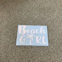 Fast Lane Graphix: Beach Girl Sticker,White, stickers, decals, vinyl, custom, car, love, automotive, cheap, cool, Graphics, decal, nice