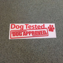 Fast Lane Graphix: Dog Tested Dog Approved Sticker,Red, stickers, decals, vinyl, custom, car, love, automotive, cheap, cool, Graphics, decal, nice