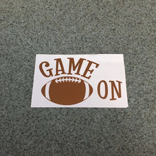 Fast Lane Graphix: Game On Football Sticker,Copper Metallic, stickers, decals, vinyl, custom, car, love, automotive, cheap, cool, Graphics, decal, nice