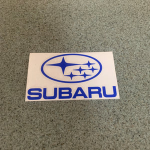 Fast Lane Graphix: Subaru Logo Sticker,Brilliant Blue, stickers, decals, vinyl, custom, car, love, automotive, cheap, cool, Graphics, decal, nice