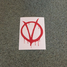 Fast Lane Graphix: V for Vendetta Sticker,Red, stickers, decals, vinyl, custom, car, love, automotive, cheap, cool, Graphics, decal, nice