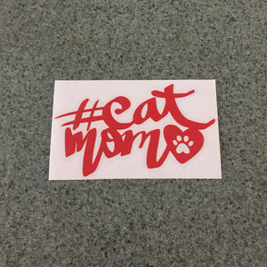 Fast Lane Graphix: #CatMom Sticker,Red, stickers, decals, vinyl, custom, car, love, automotive, cheap, cool, Graphics, decal, nice