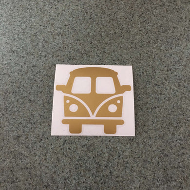Fast Lane Graphix: Hippie Van Sticker,Gold Metallic, stickers, decals, vinyl, custom, car, love, automotive, cheap, cool, Graphics, decal, nice