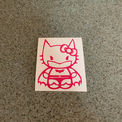 Fast Lane Graphix: Hello Kitty Battman Sticker,Pink, stickers, decals, vinyl, custom, car, love, automotive, cheap, cool, Graphics, decal, nice