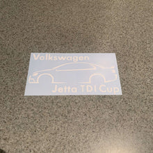 Fast Lane Graphix: Volkswagen Jetta TDI Sticker,White, stickers, decals, vinyl, custom, car, love, automotive, cheap, cool, Graphics, decal, nice