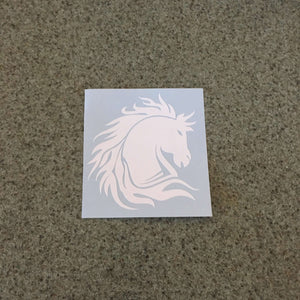 Fast Lane Graphix: Fancy Horse Head Sticker,White, stickers, decals, vinyl, custom, car, love, automotive, cheap, cool, Graphics, decal, nice