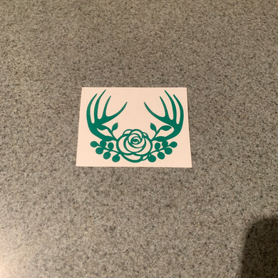 Fast Lane Graphix: Antler Arrangement Sticker,Green, stickers, decals, vinyl, custom, car, love, automotive, cheap, cool, Graphics, decal, nice