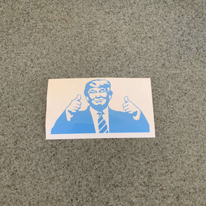 Fast Lane Graphix: Donald Trump Thumbs Up Meme Sticker,Ice Blue, stickers, decals, vinyl, custom, car, love, automotive, cheap, cool, Graphics, decal, nice