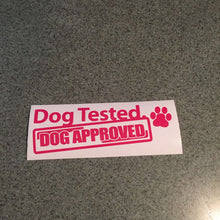 Fast Lane Graphix: Dog Tested Dog Approved Sticker,Pink, stickers, decals, vinyl, custom, car, love, automotive, cheap, cool, Graphics, decal, nice