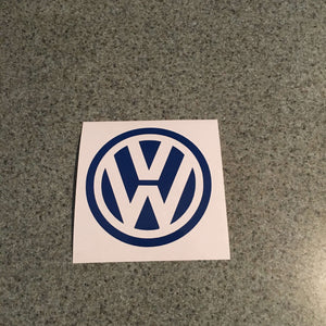 Fast Lane Graphix: Volkswagen Logo V1 Sticker,Blue, stickers, decals, vinyl, custom, car, love, automotive, cheap, cool, Graphics, decal, nice