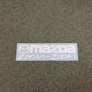 Fast Lane Graphix: Mazda Zoom Zoom Sticker,White, stickers, decals, vinyl, custom, car, love, automotive, cheap, cool, Graphics, decal, nice