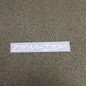 Fast Lane Graphix: Zoom Zoom Mazda V2 Sticker,White, stickers, decals, vinyl, custom, car, love, automotive, cheap, cool, Graphics, decal, nice