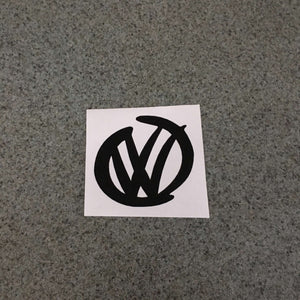 Volkswagen Logo Love Decal Sticker 